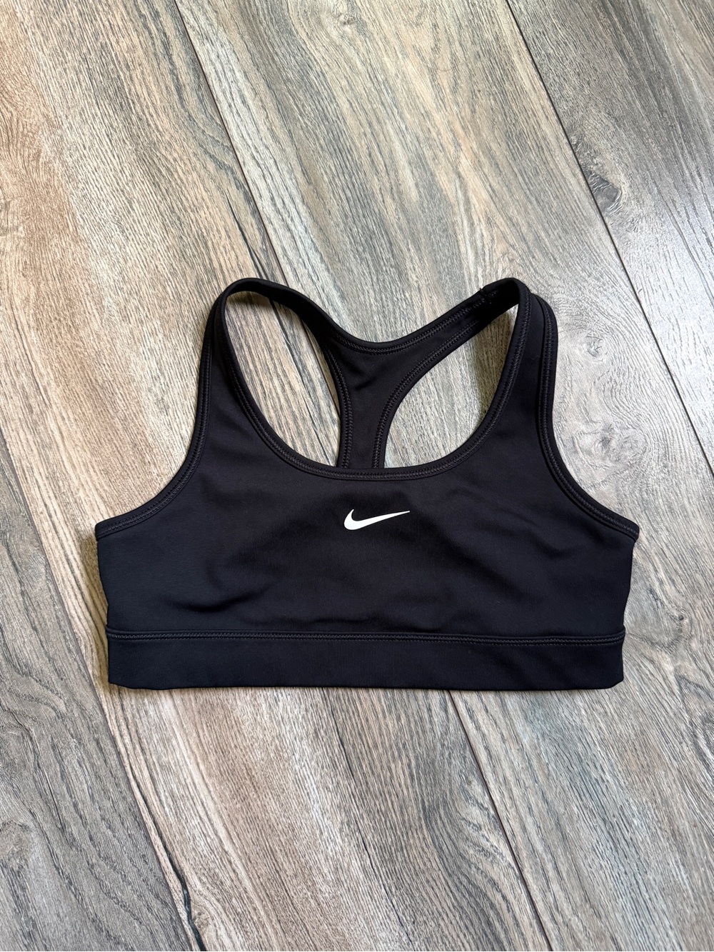 Nike girls  Black Dri-FIT Medium Sports Bra